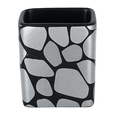 RAK Cobbles vyšší kostka 5 × 5,5 cm, stříbrná | RAK-CBOPSD01