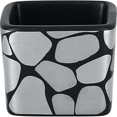RAK Cobbles nižší kostka 5 × 4,5 cm, stříbrná | RAK-CBOPSD02