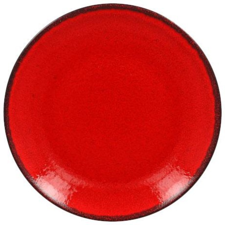 RAK Fire talíř mělký coupe pr. 18 cm, červený | RAK-FRNNPR18RD