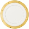 RAK Golden Ultra talíř mělký pr. 22 cm, zlatý | RAK-UGKQRP22