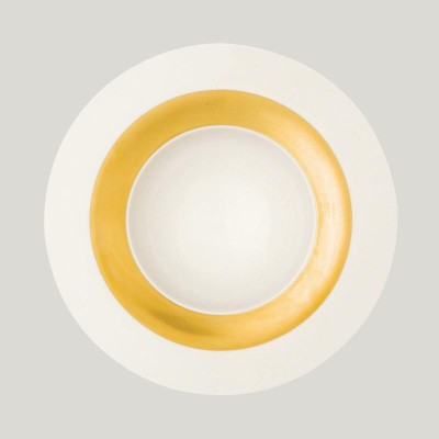 RAK Golden Ultra talíř hluboký pr. 29 cm, zlatý | RAK-UGKQDP29