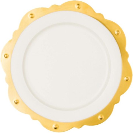 RAK Golden Ultra talíř mělký pr. 33 cm, zlatý | RAK-UGKQSP33