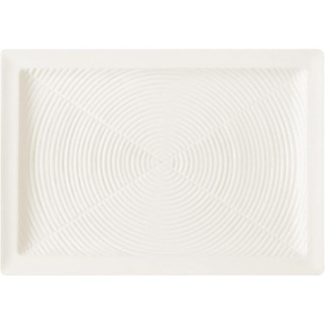 RAK Line-Z talíř mělký, obdélníkový 38 × 21 cm | RAK-LZRP38