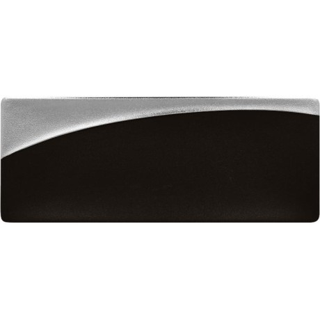 RAK Metalfusion talíř obdélníkový 42 × 16,4 cm, stříbrný | RAK-MFMORP42SB