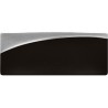 RAK Metalfusion talíř obdélníkový 42 × 16,4 cm, stříbrný | RAK-MFMORP42SB
