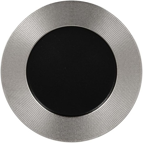 RAK Metalfusion talíř mělký, vroubkovaný pr. 29 cm, stříbrný | RAK-MFEVFP29SB
