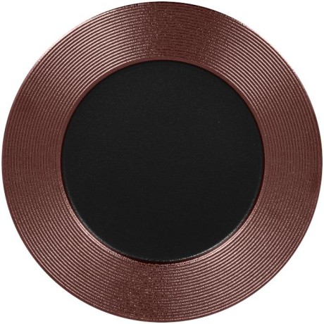 RAK Metalfusion talíř mělký, vroubkovaný pr. 29 cm, bronzový | RAK-MFEVFP29BB