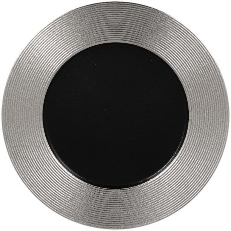 RAK Metalfusion talíř mělký, vroubkovaný pr. 27 cm, stříbrný | RAK-MFEVFP27SB