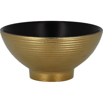 RAK Metalfusion miska vroubkovaná pr. 12 cm, zlatá | RAK-MFEVBI12GB