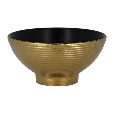 RAK Metalfusion miska vroubkovaná pr. 12 cm, zlatá | RAK-MFEVBI12GB