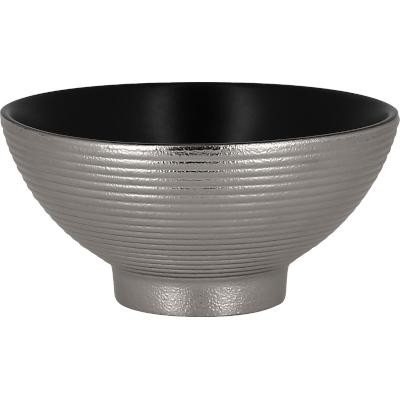 RAK Metalfusion miska vroubkovaná pr. 12 cm, stříbrná | RAK-MFEVBI12SB