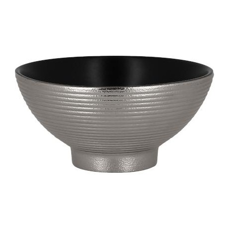 RAK Metalfusion miska vroubkovaná pr. 12 cm, stříbrná | RAK-MFEVBI12SB