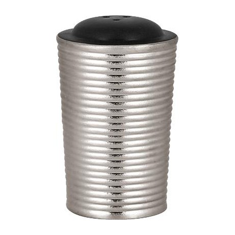 RAK Metalfusion solnička, vroubkovaná 8 cm, stříbrná | RAK-MFEVSS01SB