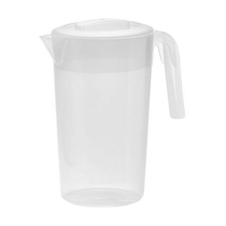 Džbán 2 l kulatý bílý, plast