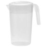 Džbán 2 l kulatý bílý, plast