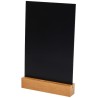 Informační tabule, PVC 34 × 21 cm, dubový podstavec