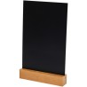 Informační tabule, PVC 25 × 14,8 cm, dubový podstavec