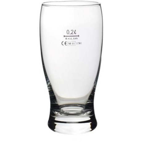 Gentleman sklenička cejchovaná 0,2 l