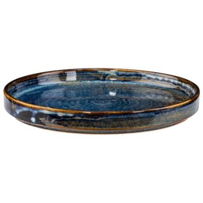 Deep blue talíř mělký pr. 18 cm