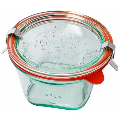 Zavařovací sklenice WECK Quadro 290 ml, set 6 ks