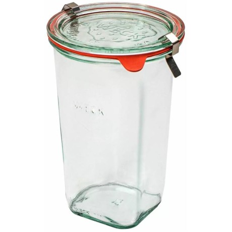 Zavařovací sklenice WECK Quadro 795 ml, set 6 ks