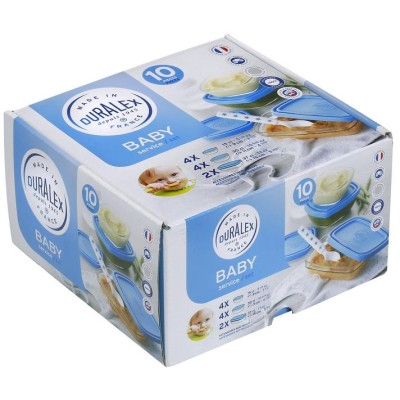 Freshbox set 10 ks, modrá víčka
