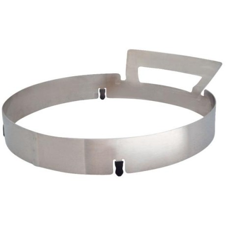 Stojan na pánev WOK, nerezový pr. 24 cm