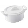Belle Cuisine hrnec oválný s pokličkou 11 × 10 × 6,5 cm, bílý