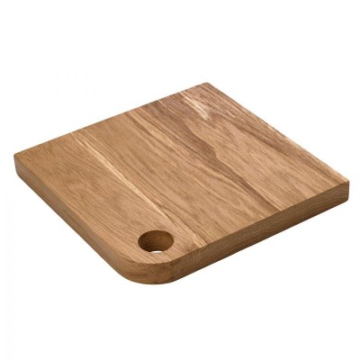 Deska dubová s otvorem 260 × 260 × 25 mm