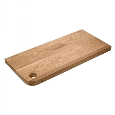Deska dubová s otvorem 500 × 235 × 30 mm