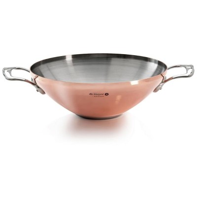Prima Matera wok měděný s úchyty pr. 32 cm
