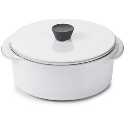 Caractére zapékací mísa s víkem pr. 12 cm, bílá