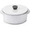 Caractére zapékací mísa s víkem pr. 12 cm, bílá