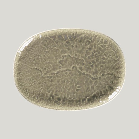 Krush talíř oválný 28 × 20,5 cm, šedý