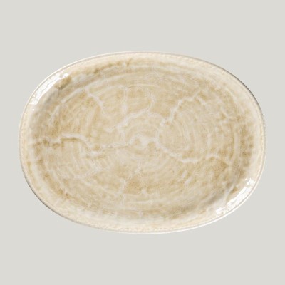 Krush talíř oválný 32 × 24 cm, béžový