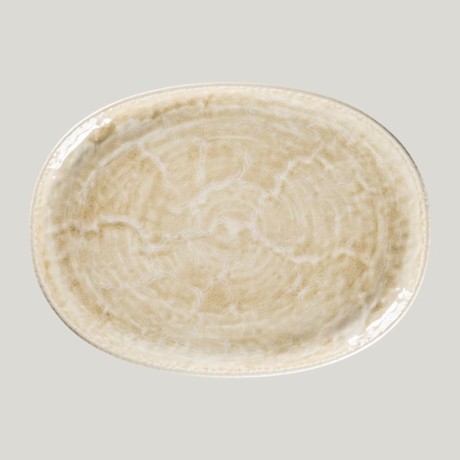 Krush talíř oválný 32 × 24 cm, béžový