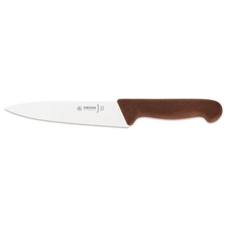 Nůž kuchařský 16 cm, hnědý