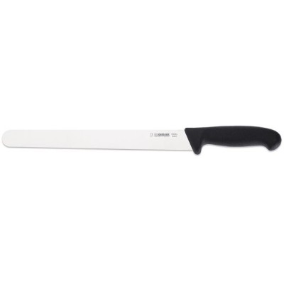 Nůž uzenářský hladký 28 cm, černý