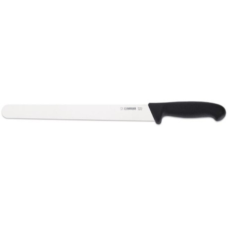Nůž uzenářský hladký 28 cm, černý