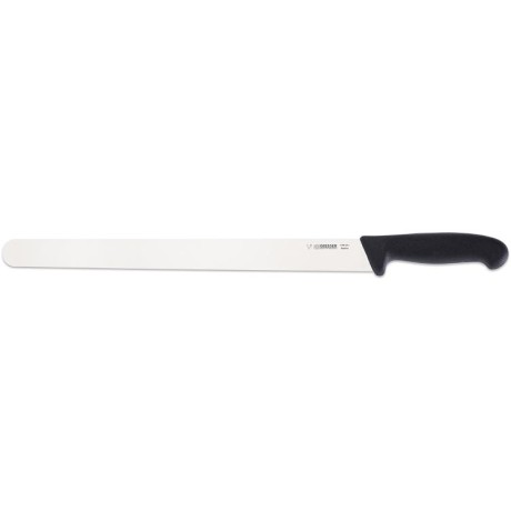Nůž uzenářský hladký 36 cm, černý