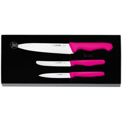 Set nožů, růžový – kuchařský, univerzální, Fresh