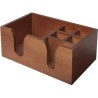 Bar Caddy dřevěný 12,5 × 13 cm