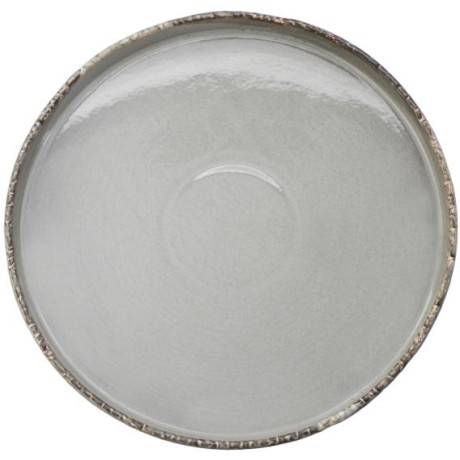 Samto talíř mělký pr. 28 cm, šedý