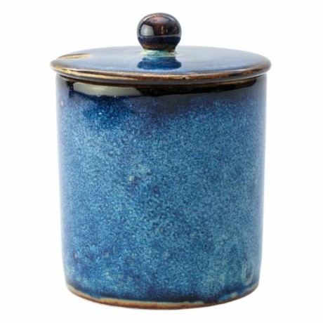 Deep blue cukřenka s víkem 220 ml