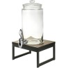 Dávkovač skleněný s podstavcem, 287,5x296,2x523 mm, 5,7 l