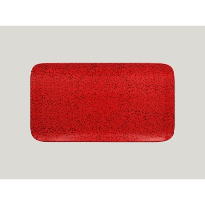 RAK Ruby talíř obdélníkový 38 × 21 cm – červená | RAK-RBAURP38