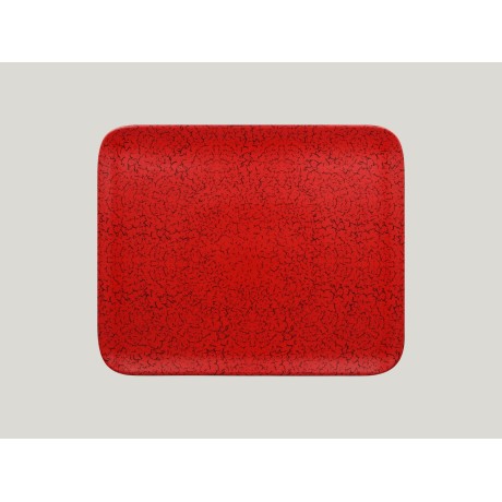 RAK Ruby talíř obdélníkový 33 × 27 cm – červená | RAK-RBAURX33