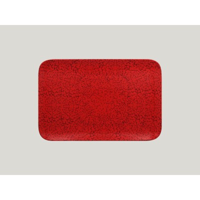 RAK Talíř obdélníkový 33 × 22 cm – červená | RAK-RBAURPW33