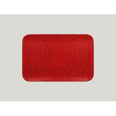 RAK Talíř obdélníkový 33 × 22 cm – červená | RAK-RBAURPW33