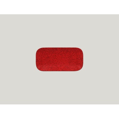 RAK Ruby talíř obdélníkový 22 × 11 cm – červená | RAK-RBAURPM22